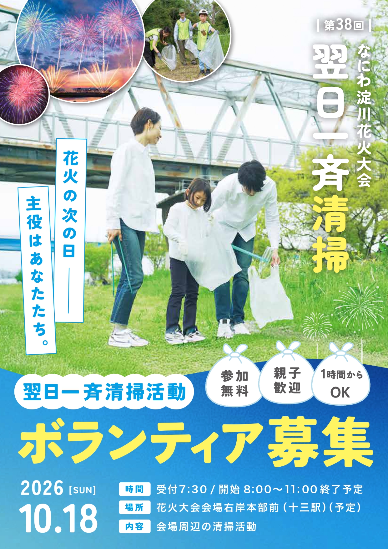 第３８回 なにわ淀川花火大会